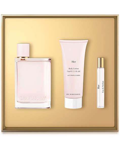 burberry her perfume gift set macy's